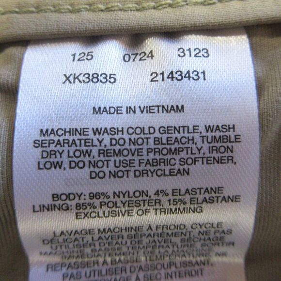 COLUMBIA Marina Bay Tusk Tan Skort Sz M Pull On Omni Shade Beige Skirt Short NWT - Picture 8 of 12